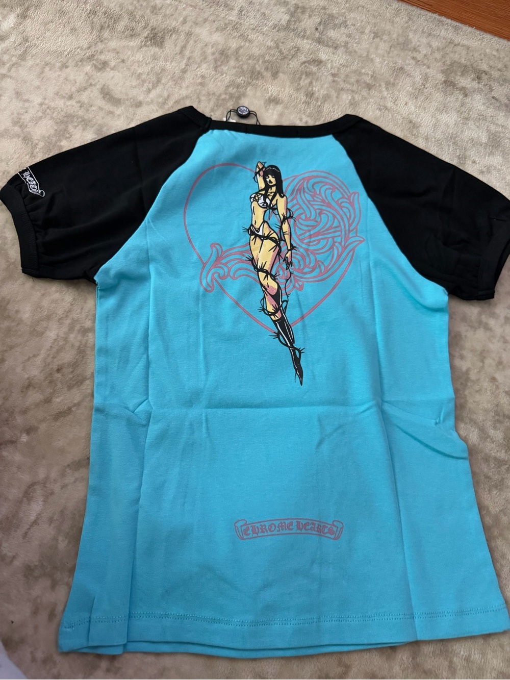 Chrome hearts baby tee size s